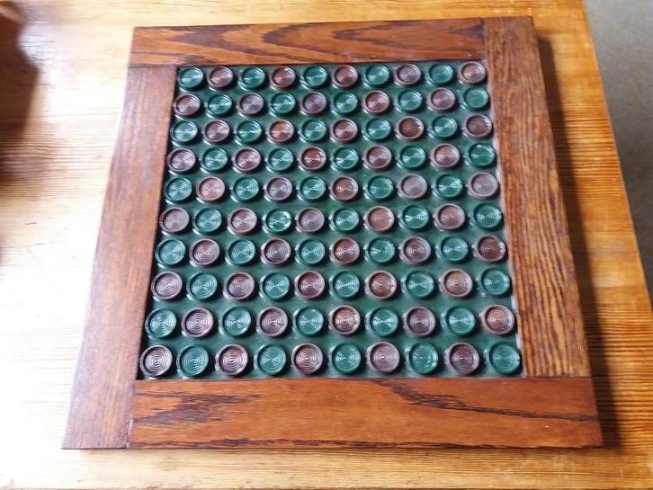 Kunstzinnig Dambord, Antiek en Kunst, Kunst | Designobjecten, Ophalen of Verzenden