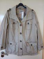 Lichte zandkleur waterafstotende jas maat 48-50 herfstwinter, Beige, C &A, Nieuw, Ophalen of Verzenden