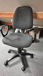 Verrijdbare bureaustoel - comfortabel en functioneel, Huis en Inrichting, Ophalen, Gebruikt, Grijs, Bureaustoel