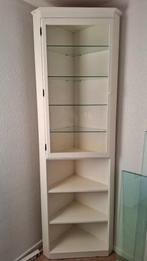 Hoek vitrinekast, Huis en Inrichting, Kasten | Vitrinekasten, Ophalen, Gebruikt, 200 cm of meer, 50 tot 100 cm