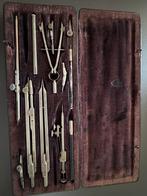 Antieke Passerset E.O. Richter & Co. Chemnitz, Antiek en Kunst, Ophalen