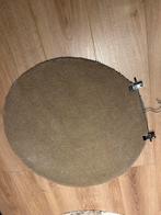 Mooi vloerkleed, Ophalen, 50 tot 100 cm, Beige, Rond