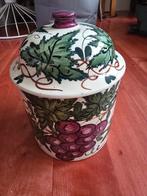 Vintage Pot met Druiven Decoratie, Ophalen of Verzenden