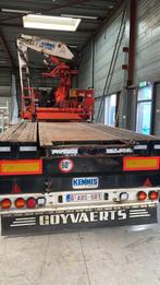 Stenentrailer 3-assig met Kennis 14.000 kraan, Ophalen, Ntb, Ntb, Ntb