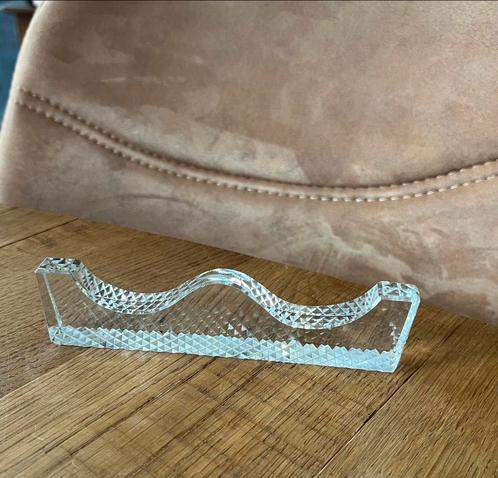 Antiek kristallen messenlegger groot, Antiek en Kunst, Antiek | Glas en Kristal, Ophalen of Verzenden