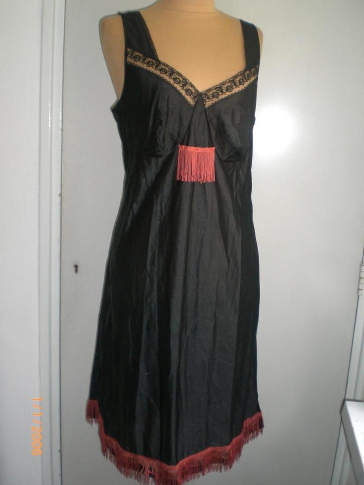 onderjurk maat 40, Kleding | Dames, Ondergoed en Lingerie, Overige typen, Zwart, Verzenden
