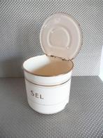 Vintage zoutbus wit email, Antiek en Kunst, Ophalen of Verzenden