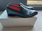 Santoni penny loafer  maat 9, Loafers, Blauw, Ophalen of Verzenden, Gedragen