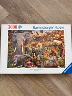 Rabensburg 3000 stukjes Afrikaanse Dierenwereld, Hobby en Vrije tijd, Ophalen of Verzenden, Meer dan 1500 stukjes, Zo goed als nieuw