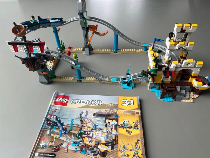 Lego Creator Piratenachtbaan 3 in 1 set -31084, Kinderen en Baby's, Speelgoed | Duplo en Lego, Zo goed als nieuw, Ophalen of Verzenden