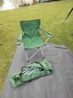 Camping stoeltjes, visstoeltjes + tafeltje, Caravans en Kamperen, Ophalen, Zo goed als nieuw, Campingtafel