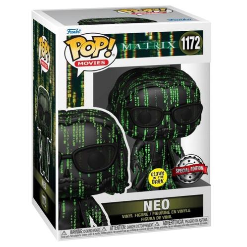 Funko POP The Matrix - Neo (1172) Glows In The Dark Special, Verzamelen, Poppetjes en Figuurtjes, Nieuw, Ophalen of Verzenden