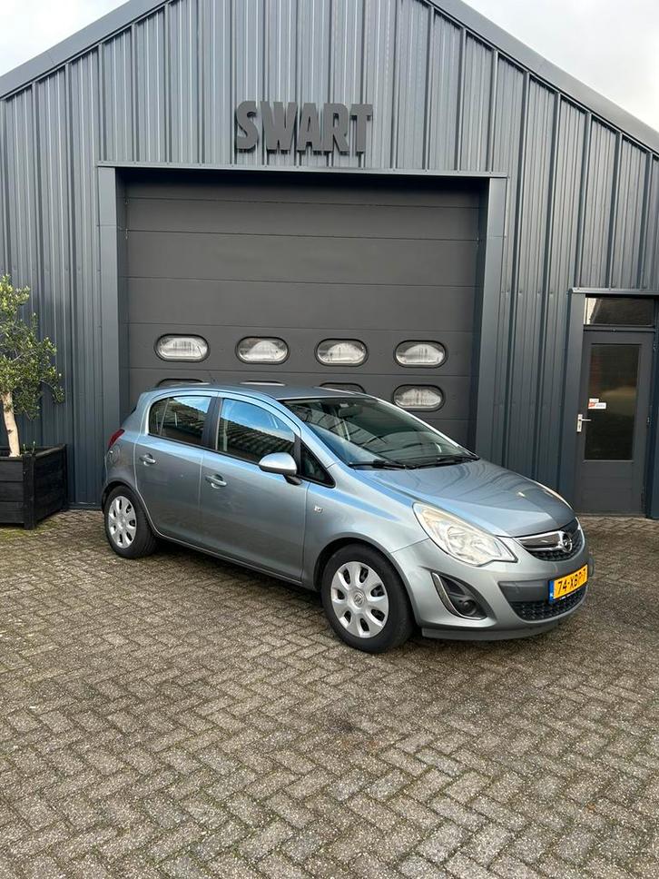 Opel Corsa 1.4 16V 5D 2012 Grijs, Auto's, Opel, Bedrijf, Corsa, ABS, Airbags, Airconditioning, Elektrische buitenspiegels, Elektrische ramen