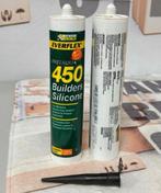 2X Everbuild 450CL Builders Silicone kit siliconkit zwart, Minder dan 4 cm, Overige materialen, Nieuw, Ophalen of Verzenden
