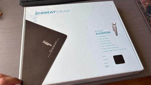 Icemat Gear 2nd Edition glazen muismat – nieuw in doos, Computers en Software, Muismatten, Nieuw, Gaming muismat, Ophalen of Verzenden