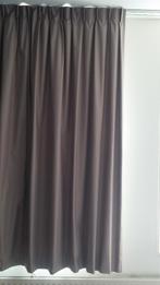 Verduisterende gordijnen, Ophalen, Bruin, 150 tot 200 cm, Zo goed als nieuw
