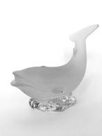 Glas sculptuur goebel vintage 1978 walvis gesatineerd glas, Antiek en Kunst, Antiek | Glas en Kristal, Verzenden