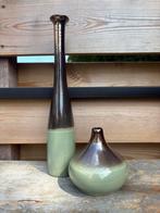 Set deco vaasjes, Huis en Inrichting, Woonaccessoires | Vazen, Overige kleuren, Aardewerk of Porselein, Ophalen of Verzenden, Zo goed als nieuw