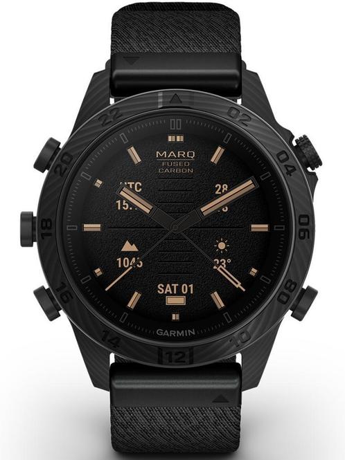 Garmin MARQ 010-02722-01 MARQ Commander Gen2 - Carbon Nieuw, Sieraden, Tassen en Uiterlijk, Sporthorloges, Nieuw, Android, Ophalen of Verzenden