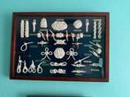 Vintage Knopen Display in Lijst, Antiek en Kunst, Antiek | Bestek, Ophalen of Verzenden