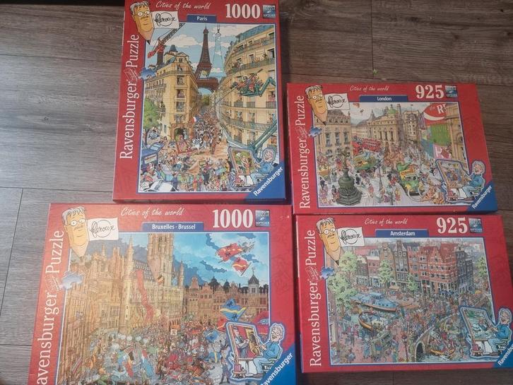Ravensburger Puzzels - Steden Collectie, Hobby en Vrije tijd, Denksport en Puzzels, Zo goed als nieuw, Legpuzzel, 500 t/m 1500 stukjes