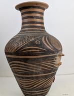 vaas aardewerk terracotta China Handgemaakt, Antiek en Kunst, Ophalen of Verzenden