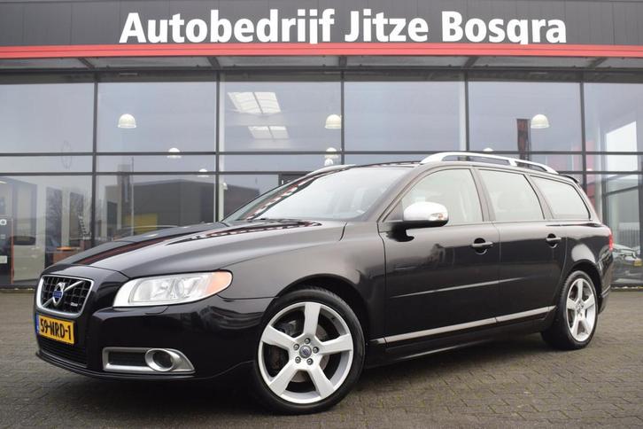 Volvo V70 2.0T 200pk R-Design Zwart Leder | Xenon | High Per, Auto's, Volvo, Bedrijf, Te koop, V70, ABS, Airbags, Airconditioning