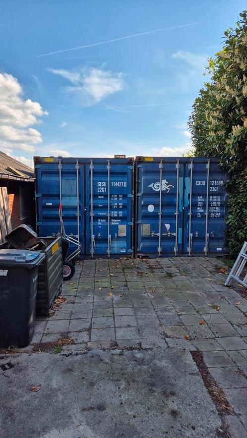 Zeecontainers container incl overkapping 7 meter, Doe-het-zelf en Verbouw, Containers, Ophalen of Verzenden