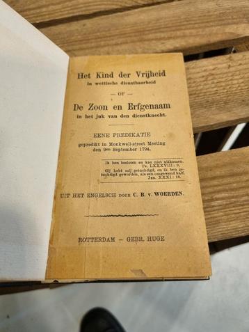 William Huntington. Het Kind der Vrijheid. De gebroken bak beschikbaar voor biedingen
