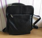 Rugtas van Genuine leather Borse in Pelle made in Italy, Ophalen of Verzenden, Nieuw, Zwart, Overige typen