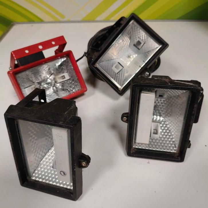 4x bouwlamp 150 watt, Doe-het-zelf en Verbouw, Bouwverlichting, Nieuw, Minder dan 50 watt, Ophalen of Verzenden