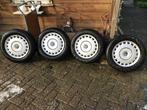 Winterbanden 15 inch 110 steek 5 gaten stalen velg, Ophalen, 15 inch, Banden en Velgen, Winterbanden