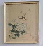 chinees zijde schilderij vogel bloesem Azië oosters oriental, Verzenden