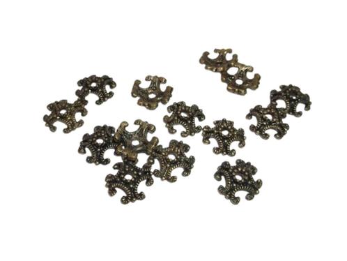 x14 Bronskleurig Metaal Kralen Tussenstukjes, Hobby en Vrije tijd, Kralen en Sieraden maken, Nieuw, Kraal, Ophalen of Verzenden