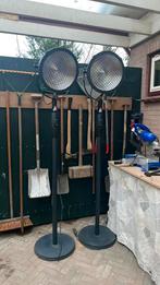 2 Terrasverwarmers Sunred Indus, staand model, Tuin en Terras, Draaibaar, Vloer, Zo goed als nieuw, Ophalen