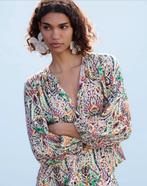Blouse met print Zara aztec Geisha, Overige kleuren, Zara, Ophalen of Verzenden, Zo goed als nieuw