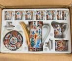 17 pcs Japans Servies Antiek IMARI theepot kop schotel pauw, Antiek en Kunst, Ophalen of Verzenden