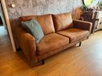 Tweezitsbank Collin cognac, Ophalen, 150 tot 200 cm, Tweepersoons, 75 tot 100 cm