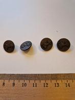 4 vintage metalen knopen oude auto, Ophalen of Verzenden, Knoop of Knopen