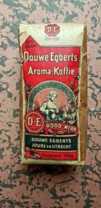 Klein oud pakje Douwe Egberts koffiebonen 125 gram!!, Ophalen of Verzenden, Gebruikt, Verpakking