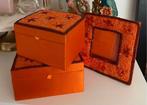 Set van 2 doosjes en fotolijstje, Verzamelen, Ophalen of Verzenden, Huis en Inrichting