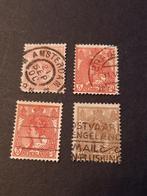 Postzegels NVPH 60 + 61 Nederland gestempeld, Postzegels en Munten, Postzegels | Nederland, Ophalen of Verzenden, T/m 1940, Gestempeld