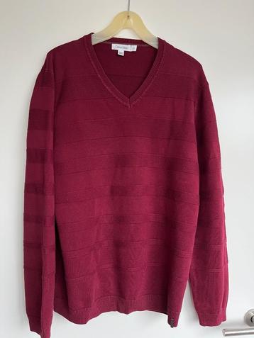 Calvin Klein bordeauxrode trui maat L beschikbaar voor biedingen