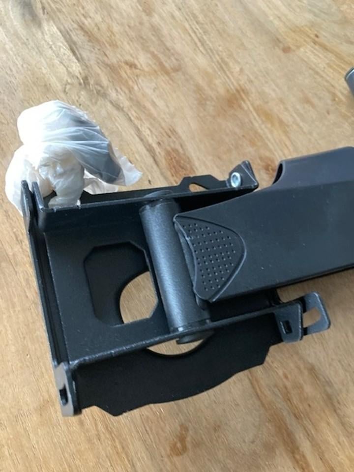 TV-steun (muur), Ophalen, Gebruikt