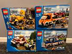 Lego City Voertuig 4201, 4437, 60017 en 60056, Ophalen of Verzenden, Gebruikt, Complete set, Lego