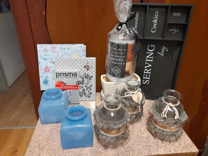 Woonaccessoires in 3 dozen - Rommelmarkt/Kofferbakmarkt, Huis en Inrichting, Woonaccessoires | Overige, Gebruikt, Ophalen