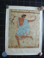 Etruskische grafschildering, Verzamelen, Posters, Ophalen of Verzenden, Zo goed als nieuw, Rechthoekig Staand, Overige onderwerpen