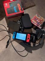 Nitendo Switch met games te koop, Spelcomputers en Games, Spelcomputers | Nintendo Switch, Ophalen, Met 2 controllers, Switch Original