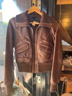 Vintage lederen dames jack, Ophalen of Verzenden