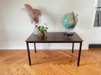 Tafeltje vintage bijzettafeltje tafel salontafel stalen hout, Vintage, Zo goed als nieuw, 75 cm of meer, Rechthoekig